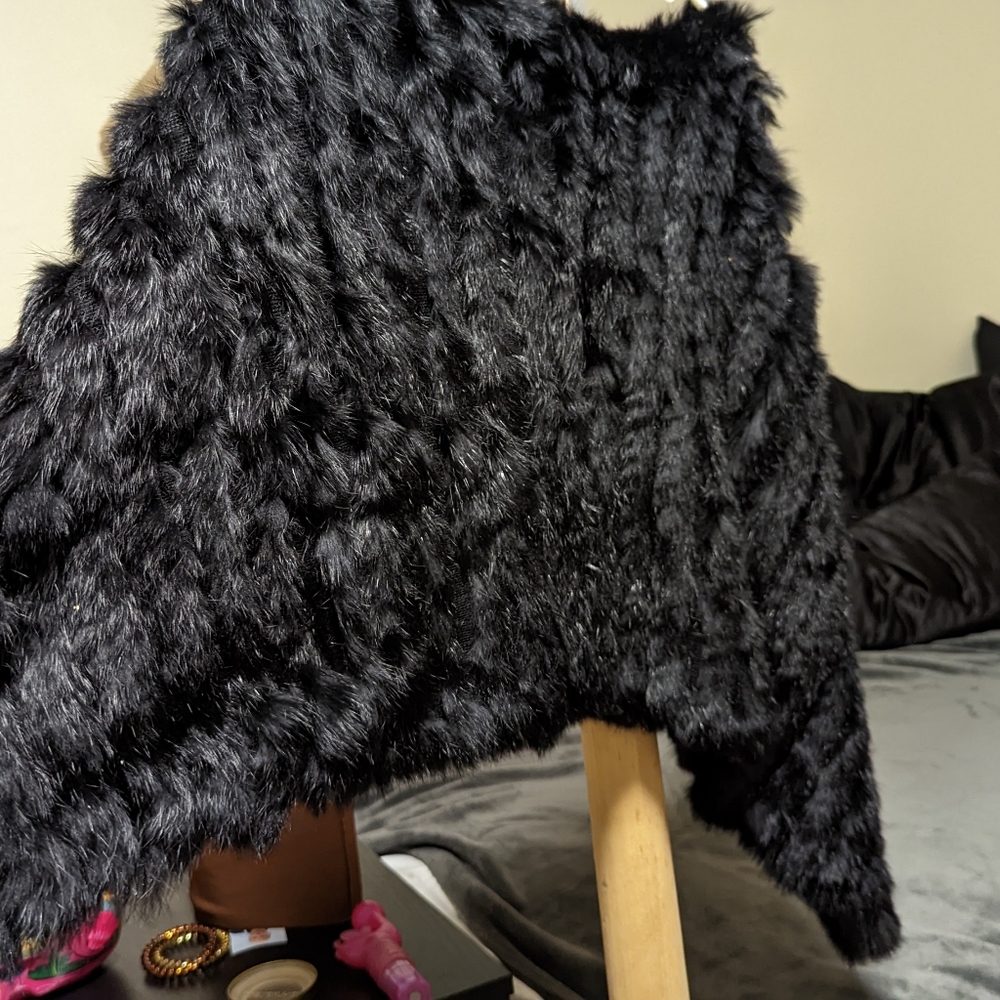 Faux Fur Shawl